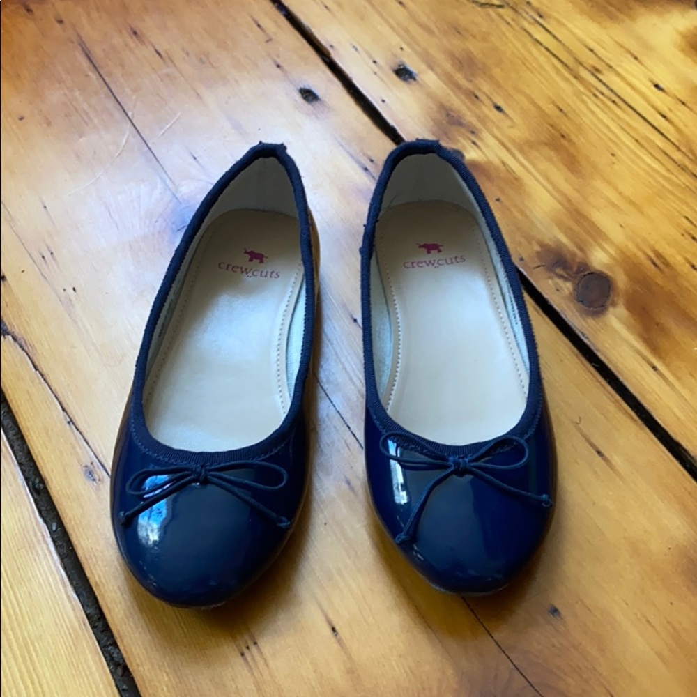 Crewcuts girls Navy Blue ballet flats